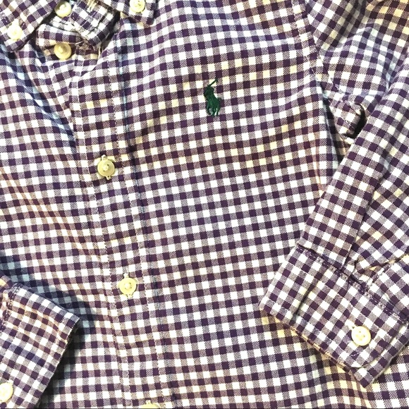Ralph Lauren purple button down shirt - Picture 4 of 4